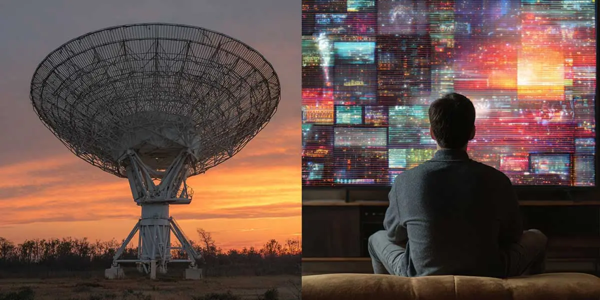 IPTV einfache Installation vs Satellitenschüssel Montage